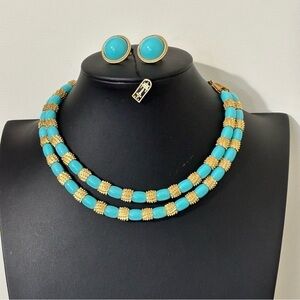 Trifari New with tags Vintage 2 pc set